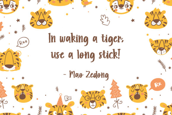 Tiger Love Font Poster 3