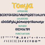 Tonya Font Poster 3