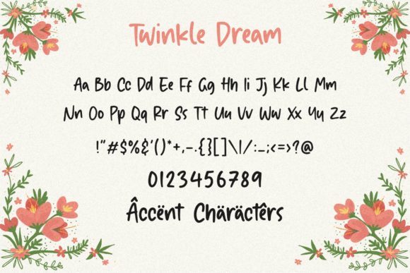 Twinkle Dream Font Poster 6