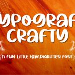 Typograft Crafty Font Poster 1