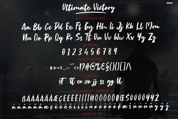 Ultimate Victory Font Poster 7