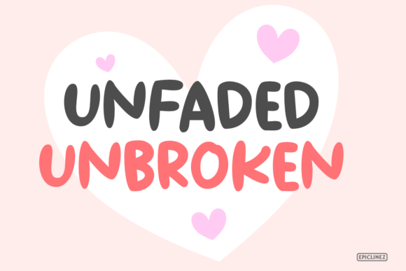 Unbroken Font Poster 5