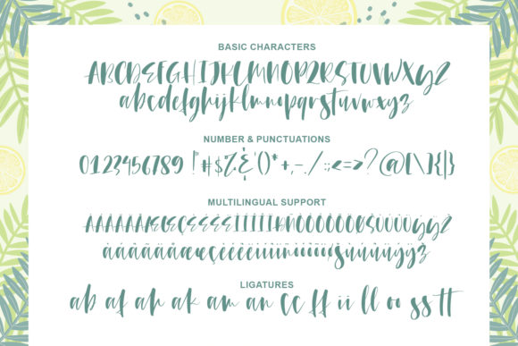 Under Summer Font Poster 8