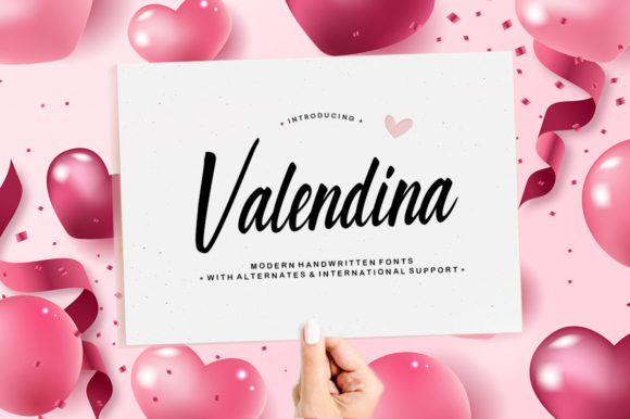 Valendina Font Poster 1