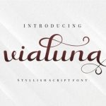 Vialuna Font Poster 1