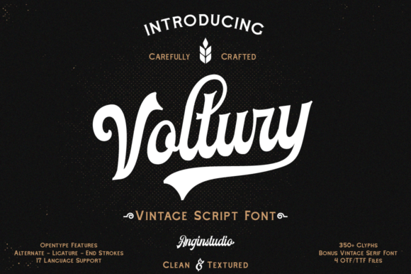 Voltury Font Poster 1