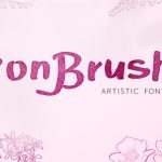 Von Brush Font Poster 1