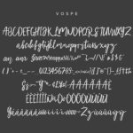 Vospe Font Poster 8