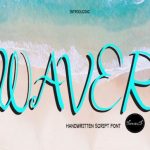 Waver Font Poster 1