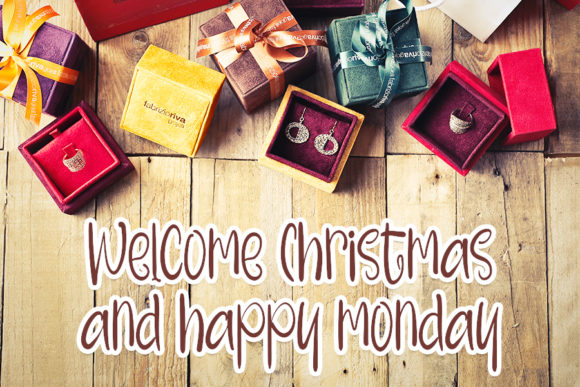 Welcome Christmas Font Poster 5