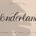 Wonderland Font Poster 1