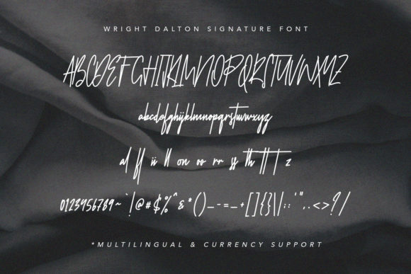 Wright Dalton Font Poster 8