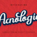 Acnologia Font Poster 1