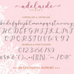 Adelaide Font Poster 9