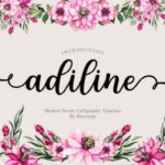 Adiline Font Poster 1