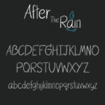 After the Rain Font Poster 3