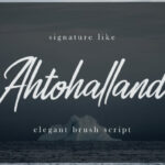 Ahtohalland Font Poster 1