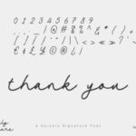 AL Quickly Signature Font Poster 7