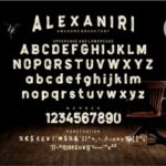 Alexaniri Font Poster 1