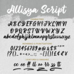 Allisya Font Poster 6