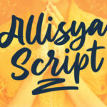 Allisya Font Poster 7