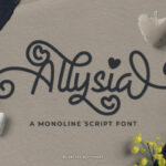 Allysia Font Poster 1