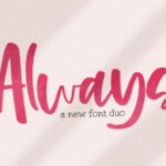 Always Font Poster 1