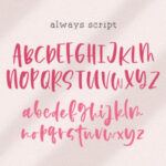 Always Font Poster 7