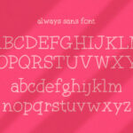 Always Font Poster 8