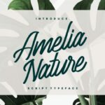 Amelia Nature Font Poster 1