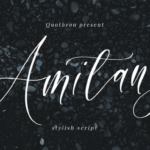 Amitany Font Poster 1