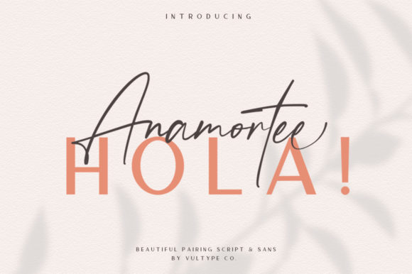 Anamortee Font Poster 1