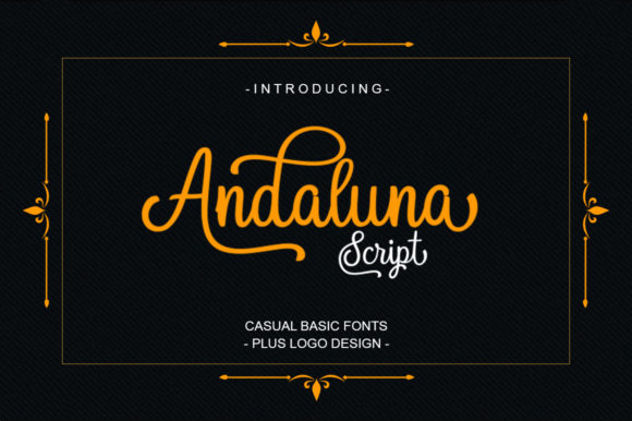 Andaluna Font Poster 1