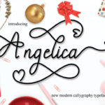 Angelica Font Poster 1