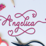 Angelica Font Poster 2