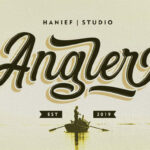 Angler Font Poster 1