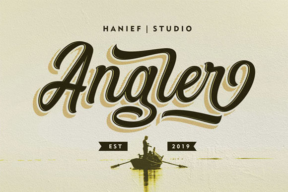 Angler Font Poster 1