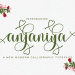 Anjania Font Poster 1