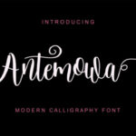 Antemowa Font Poster 1