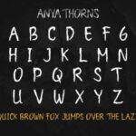 Anya Thorns Font Poster 5