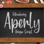 Aperly Font Poster 1