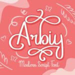 Arbiy Font Poster 1