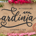 Ardinia Font Poster 1