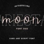 Ariesta Moon Duo Font Poster 1