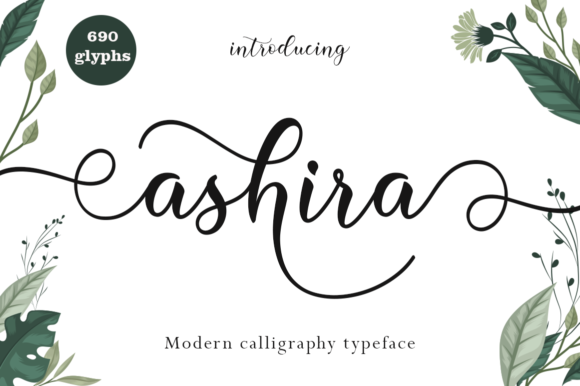 Ashira Font Poster 1