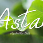 Astar Font Poster 1