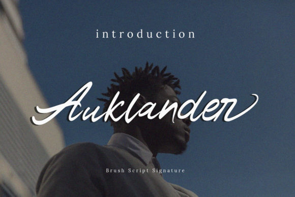 Auklander Font Poster 1