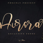 Aurora Font Poster 1