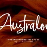 Australove Font Poster 1