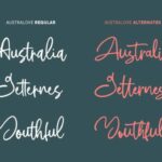 Australove Font Poster 12